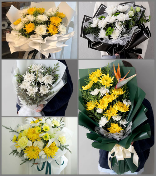 贵州六盘水盘县鸡场坪镇迤坝村白事花束代送
